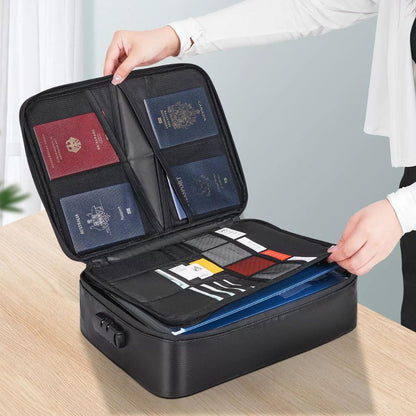 Secure Fire Resistant Money and Document Storage Bag