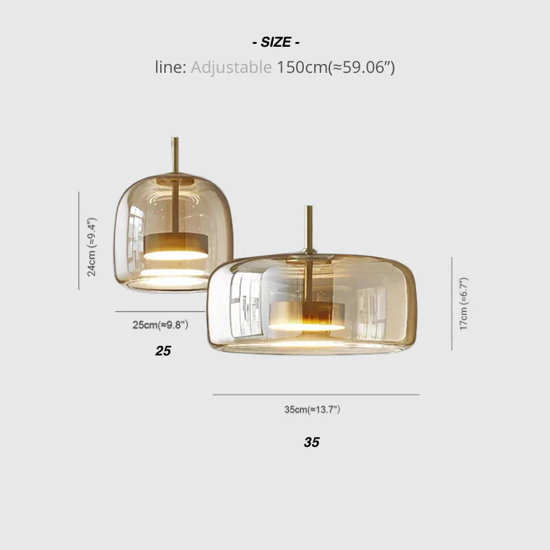 Simple Adjustable Pendant Ceiling Light