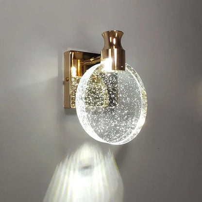 Round LED Wall Lamp Soft Glow 13-16cm Diameter