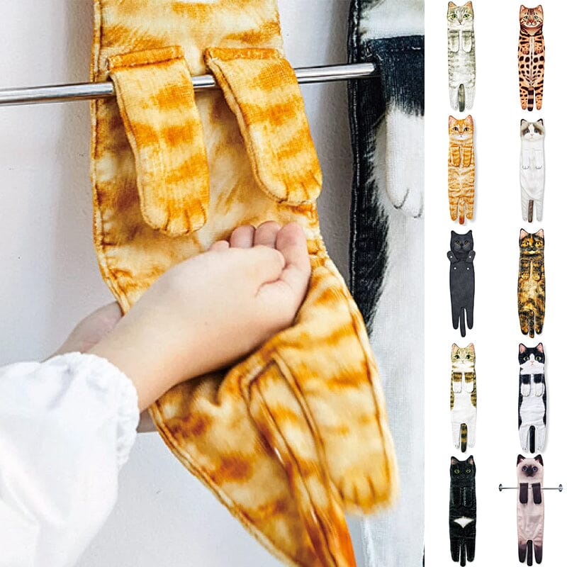 Adorable Kitty Beach Towel