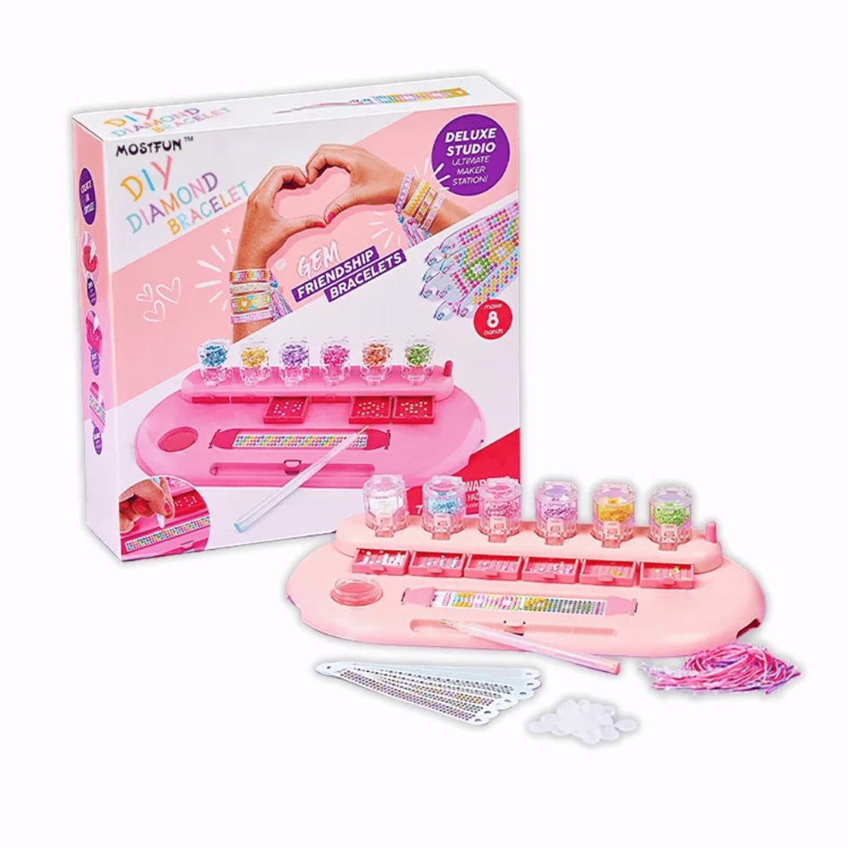 Kids DIY Glitter Diamond Bracelet Kit