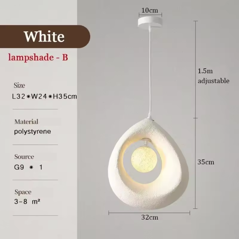 Simple Asian Style Hanging Lamp