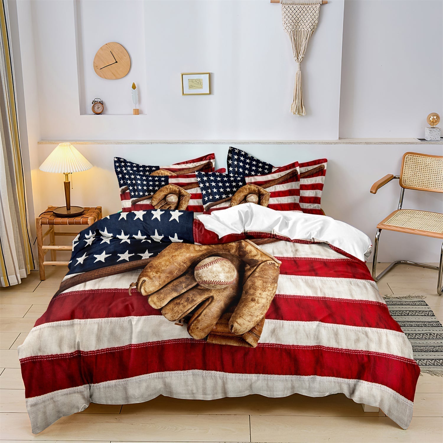 Fun Baseball Bedding Set - Fesara
