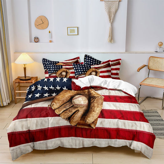 Fun Baseball Bedding Set - Fesara