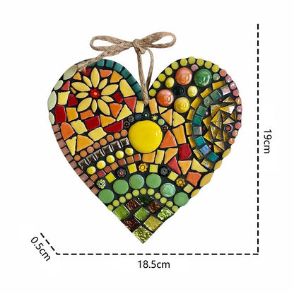 Vibrant Love-Shaped Outdoor Decor