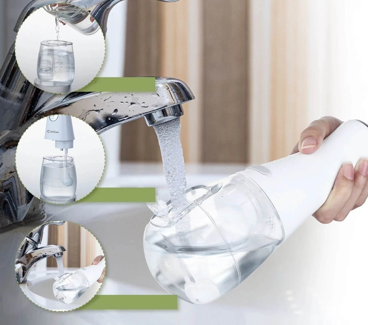 Compact Rechargeable Oral Water Flosser