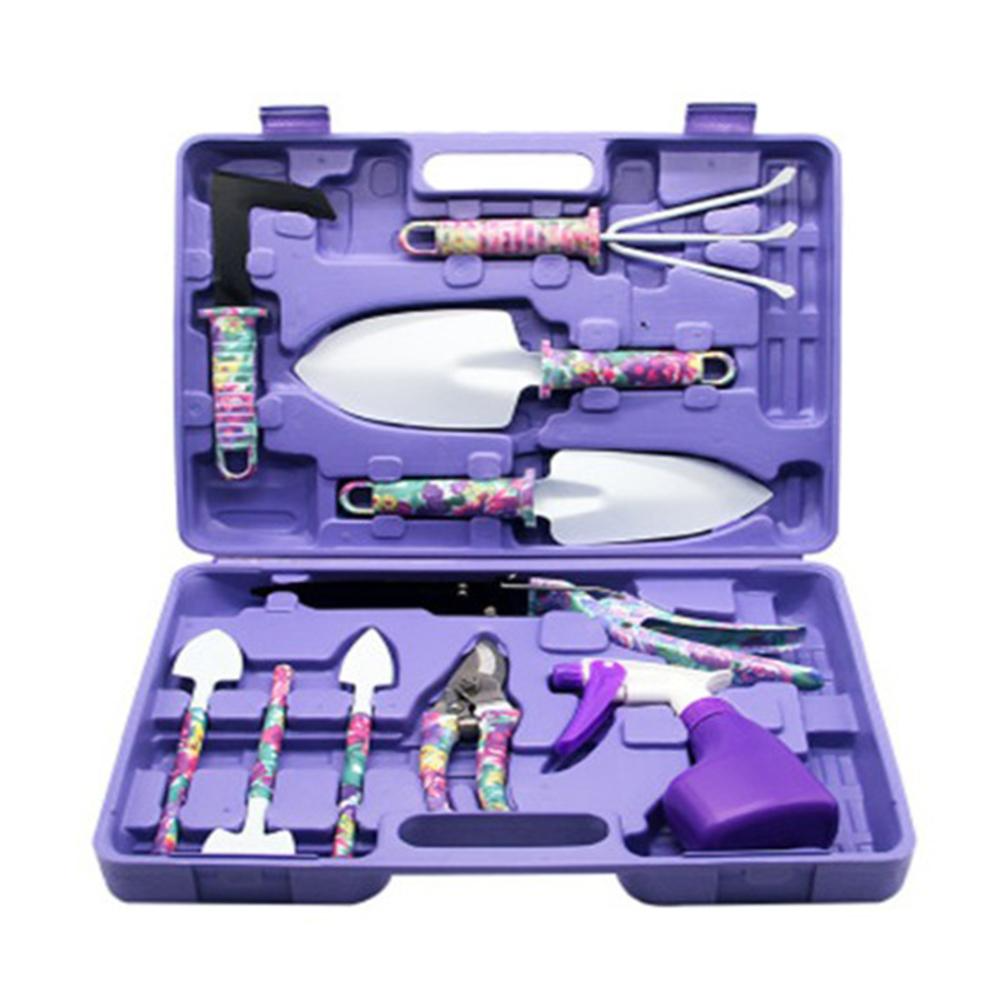 Vibrant 10-Piece Gardening Tool Kit with Ergonomic Handles - Fesara