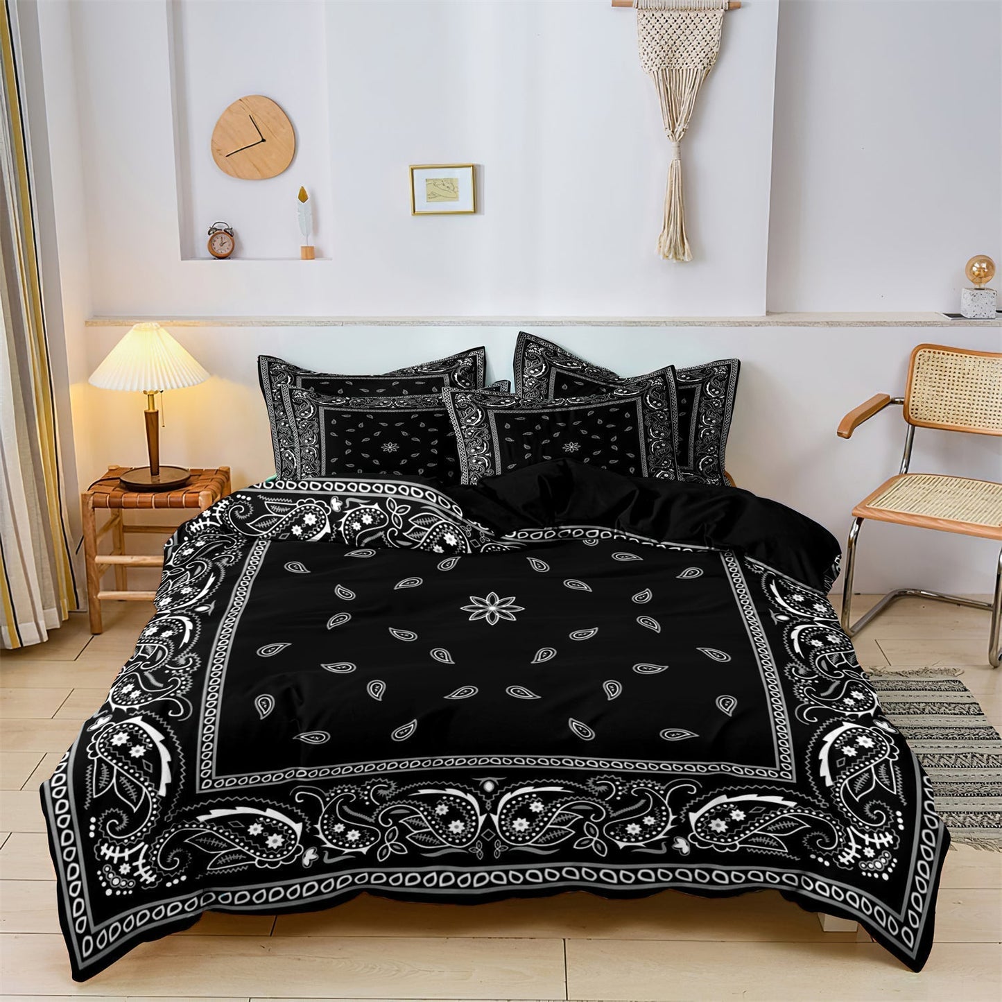 Colorful Floral Pattern Bedding Set - Fesara
