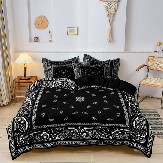 Colorful Floral Pattern Bedding Set - Fesara