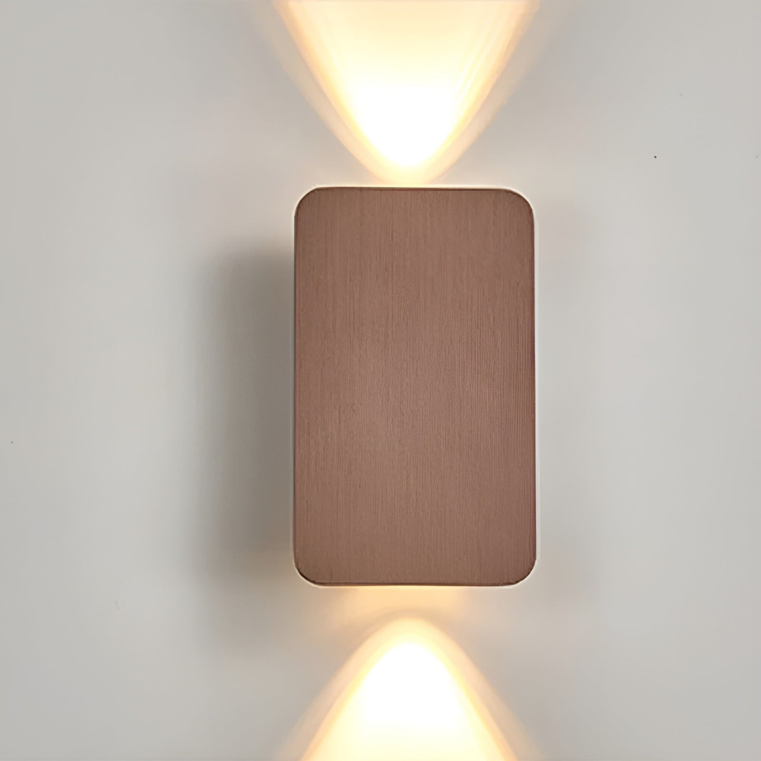 Simple Glass LED Wall Light 2-Pack - Fesara