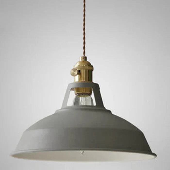 Vintage Metal Pendant Light - Fesara