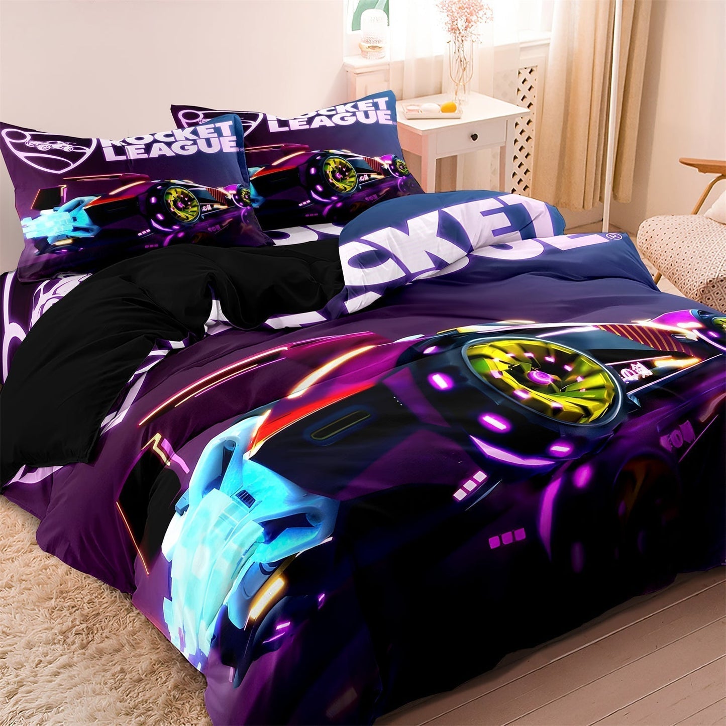 Fast Car Racing Bed Set
