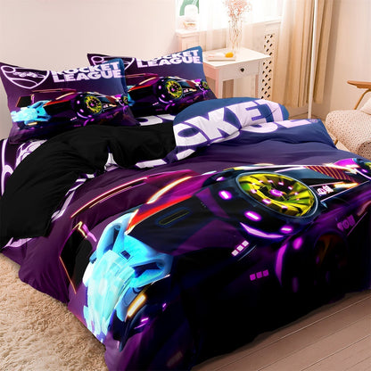Fast Car Racing Bed Set