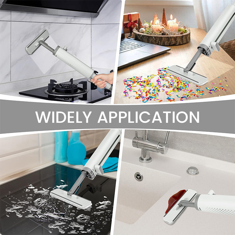 Compact Spin Mop with Extendable Crevice Tool