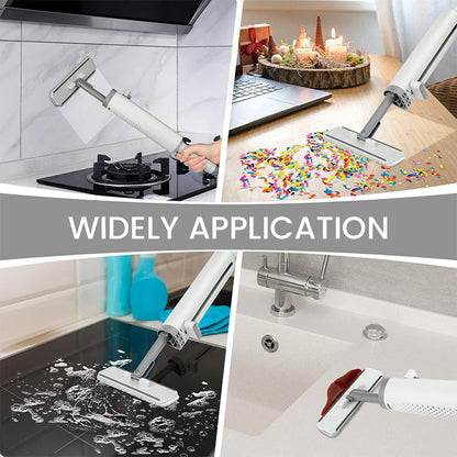Compact Spin Mop with Extendable Crevice Tool