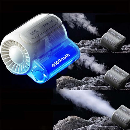 Compact Belt Clip Handheld Fan