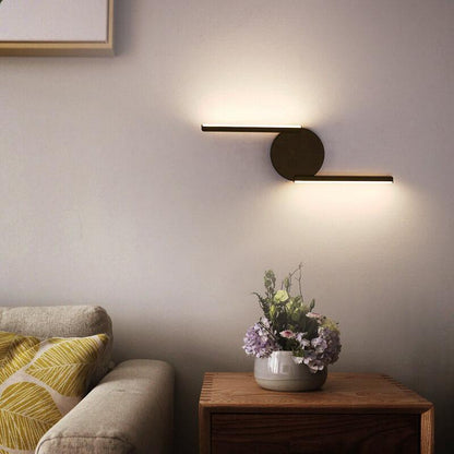 Slimline Curved Metal Wall Light