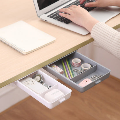 Space Saving Under Desk Storage Drawer