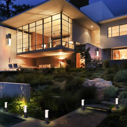 Contemporary Outdoor Solar Pathway Lamp