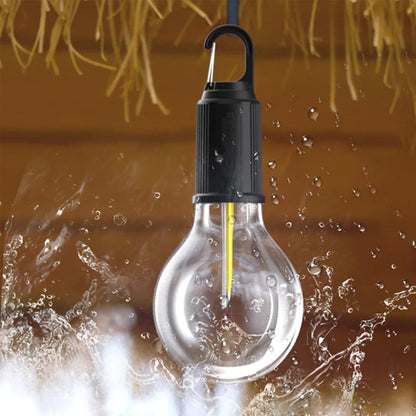 Vintage Portable LED Camp Lamp with USB Charger