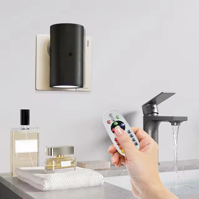 Soft Plug-In LED Nightlight with Sensor and Warm Glow