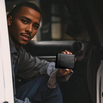 Authentic Leather RFID Blocking Card Wallet