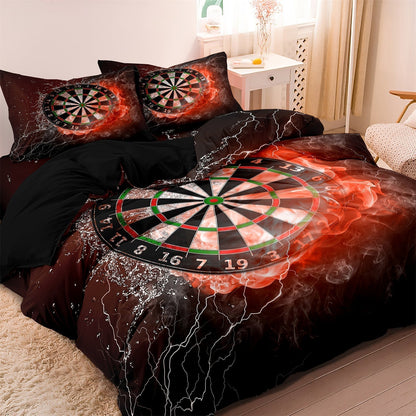 Vibrant Flame Darts Comforter Set