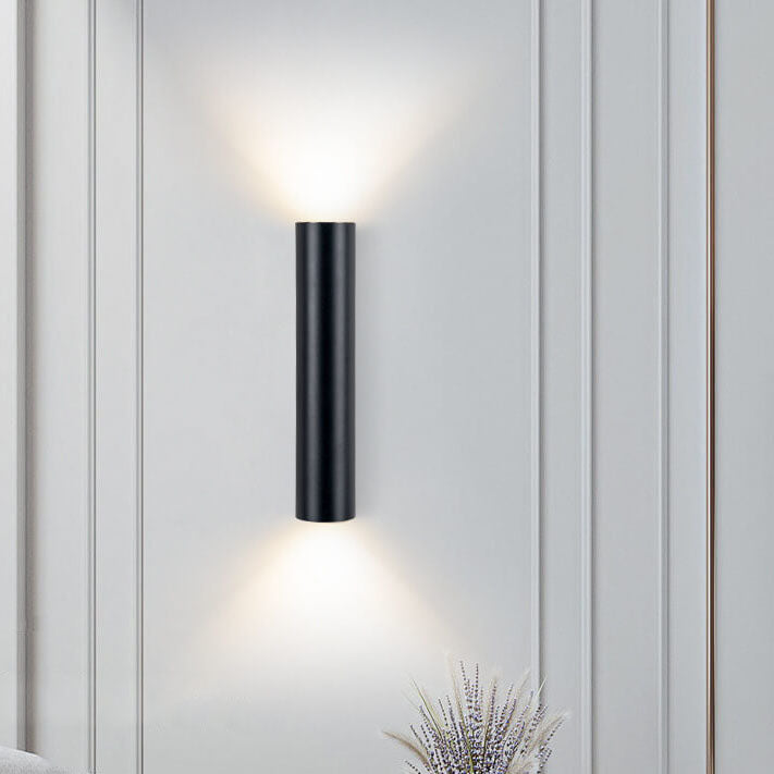 Contemporary Round LED 2-Light Wall Lamp