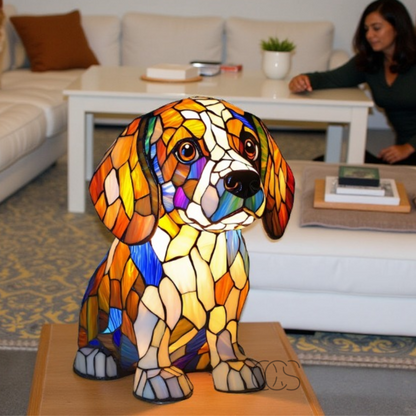 Heartwarming Dog Memorial Lamp