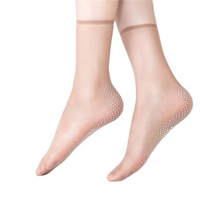 Breathable Anti-Slip Crystal Socks for Women