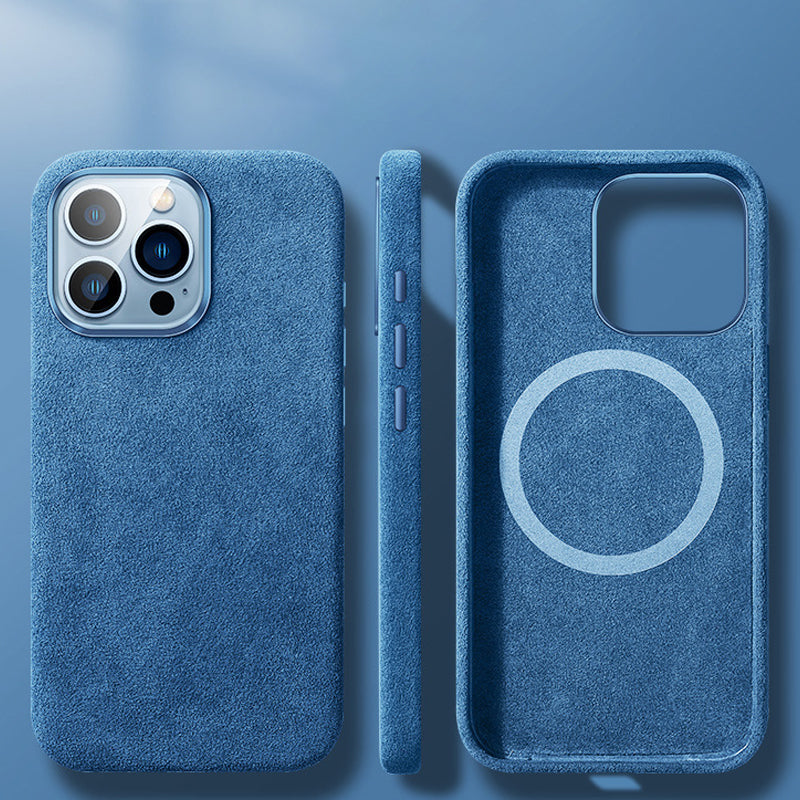 Premium Leather Magnetic iPhone Phone Case