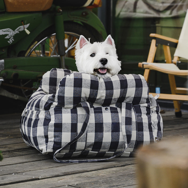 Cozy Pet Car Seat - Safe & Comfortable Dog Bed