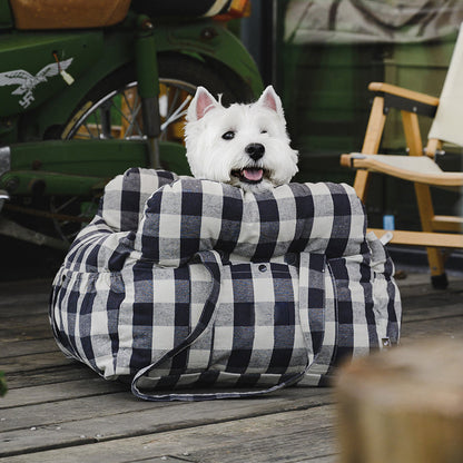 Cozy Pet Car Seat - Safe & Comfortable Dog Bed