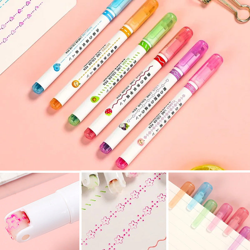 Vibrant Neon Color Markers - Fesara