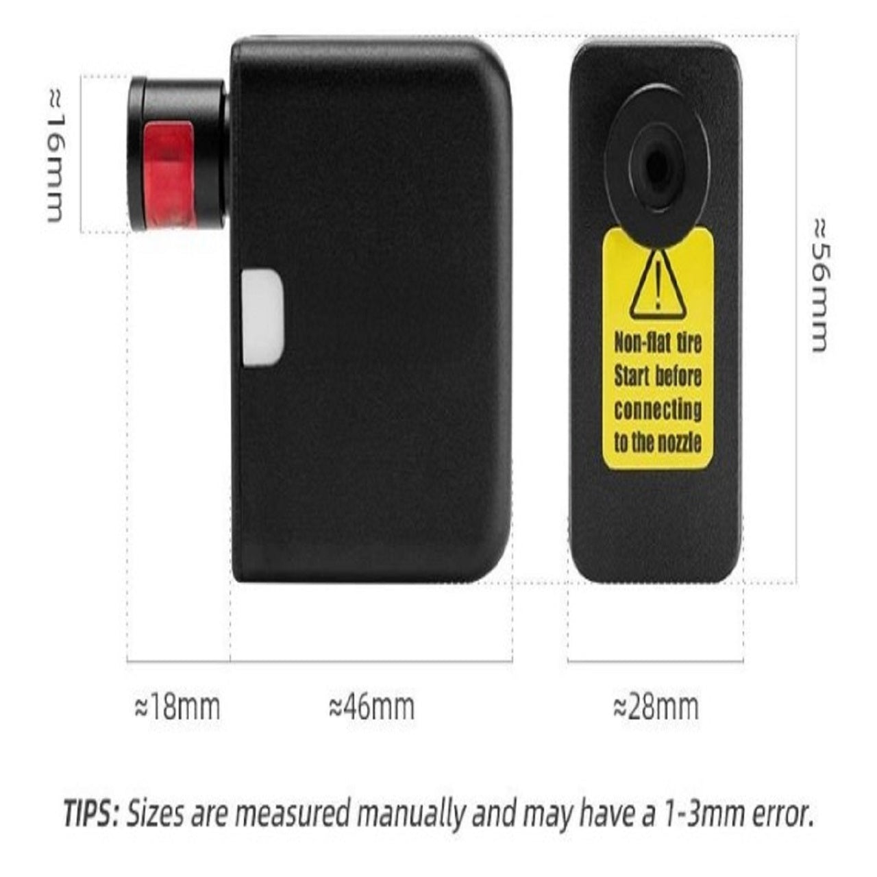 Portable Rechargeable Bike Pump with USB Charging