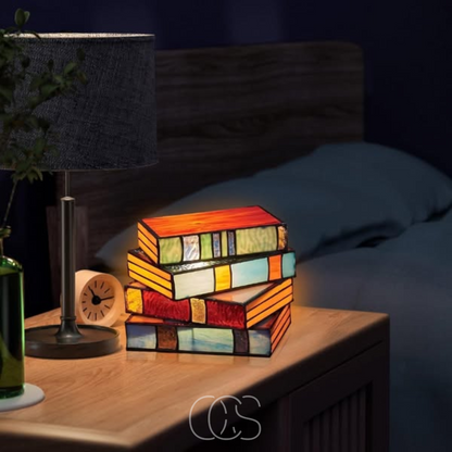 Elegant Glass Table Lamp for Home Decor and Reading