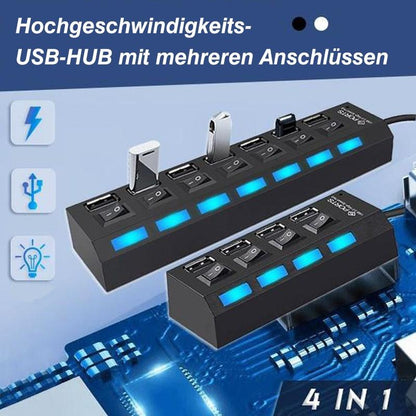 Fast USB Multi-Port Adapter Hub - Fesara