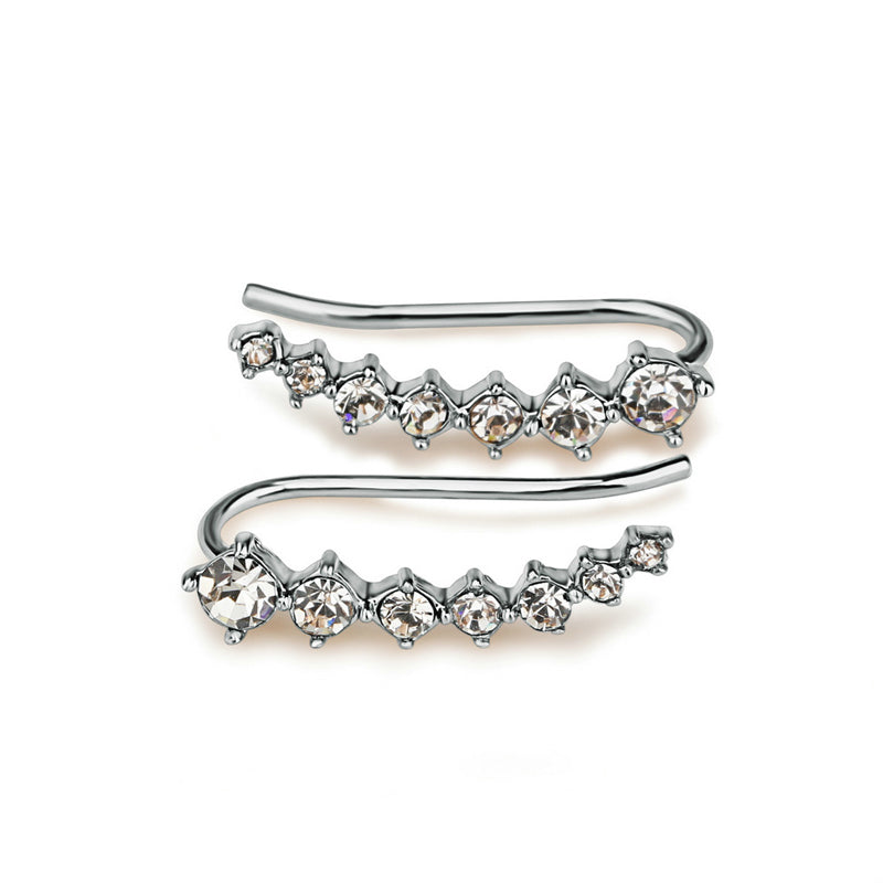 Luxurious Diamond Solitaire Earrings