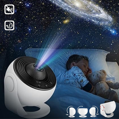 Cosmic Night Sky Star Projector with HD Videos