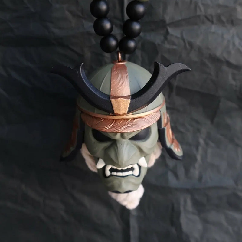 Japanese Warrior Car Charm Pendant