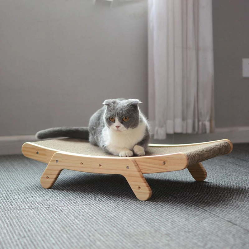 Comfy Crab Shaped Cat Bed with Washable Cover - Fesara