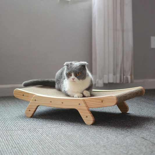 Comfy Crab Shaped Cat Bed with Washable Cover - Fesara