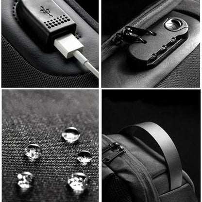 Waterproof Secure Crossbody Travel Bag for Men Women
