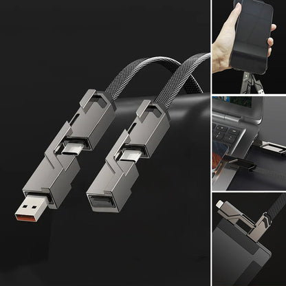 Premium 4-in-1 Braided Fast Charging Cable