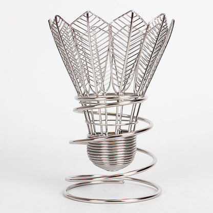 Unique Metal Badminton Pen Holder for Desk - Fesara