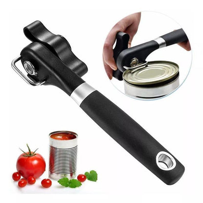 Easy Grip Stainless Steel Smooth Can Opener - Fesara