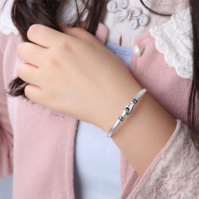 Best Friend Handshake Charm Bracelet