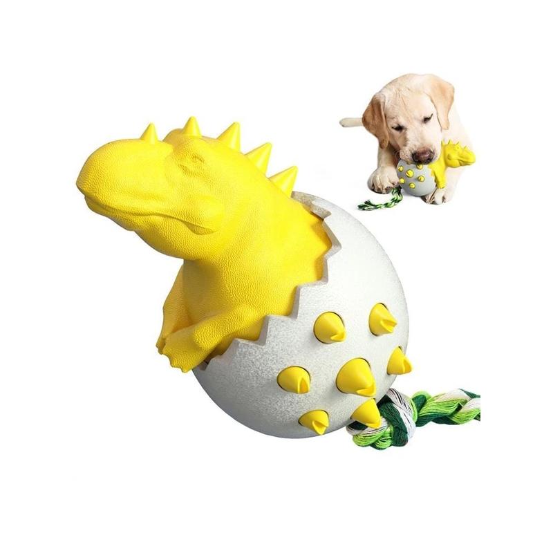 Fun Dino Shaped Dog Chew Toy
