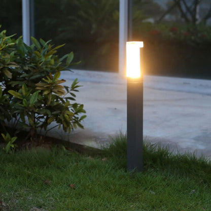 Contemporary Outdoor Solar Pathway Lamp