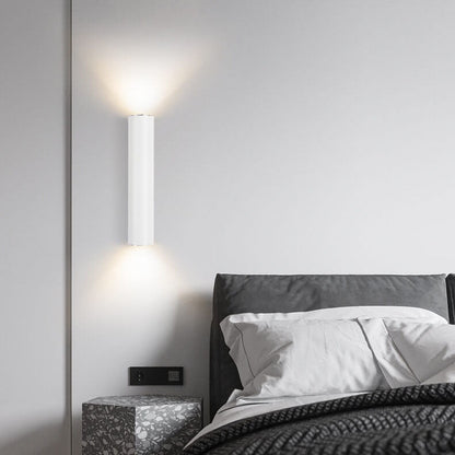 Contemporary Round LED 2-Light Wall Lamp